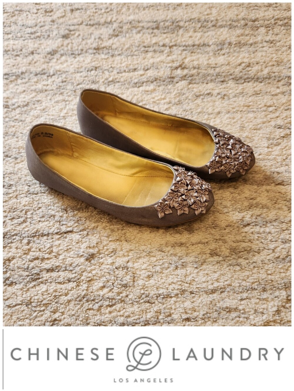 100% Silk Chinese Laundry Flats